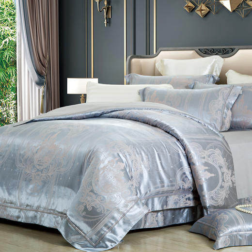 鑫缘 高档丝棉提花四件套 DSK3418 商品图2