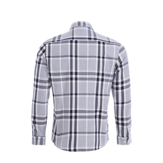 YvesFigarau伊夫·费嘉罗秋冬新款100%棉商务休闲格纹舒适透气长袖衬衫902362 商品图2