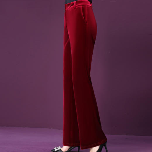 WXY-W-ANE-8537金丝绒西装两件套女时尚洋气百搭减龄套装 商品图1