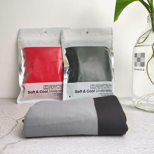 【高端精英男士内裤，懂男人的内裤】宾卡加BIKAGA莫代尔石墨烯内裤 无痕舒适透气不勒腰  下单送价值49元火山泥洗面奶~ 商品图9