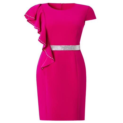 FMY-F20XL31322时尚简约设计感小众直筒一步裙子 商品图2