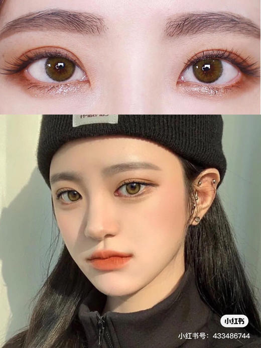 半年抛 URIA&i-DOL  橄榄绿 Roze Olive 14.0 商品图3