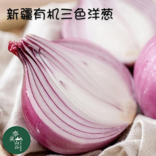 【有机三色洋葱】有机种植   净重5斤左右  产地新疆 商品图2