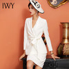 IWY/白色长袖西装半裙套装CS922 商品缩略图3