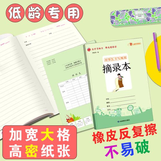 小学生书写规范 摘录本（小开本） 商品图1