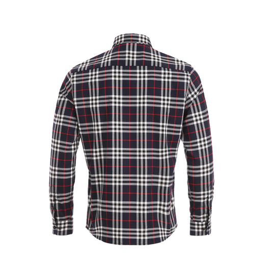 YvesFigarau伊夫·费嘉罗秋冬新款商务休闲格纹舒适抗皱长袖衬衫902366 商品图1