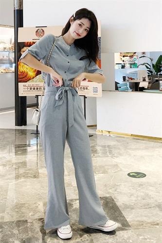 时尚潮流，舒适气质优雅个性显廋套装（配腰带）HR-QXG8010 商品图4