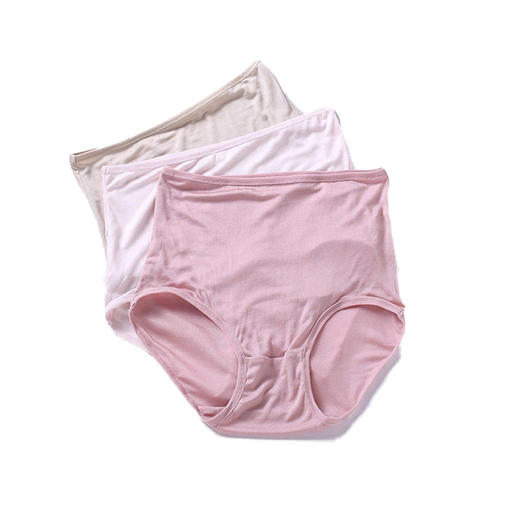 丁摩 100％真丝大码高腰内裤5条组 商品图7