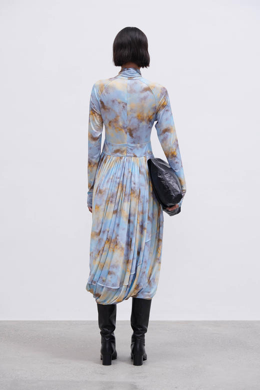 HIDEMI “我们做印花”弹力收身设计感连身裙 商品图12