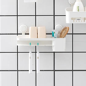 太力多功能牙刷架（带两个杯）