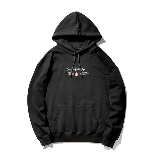 中国风国潮秋季新款宽松京剧脸谱刺绣连帽卫衣男学生国潮帽衫外套 商品图3