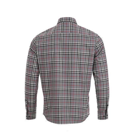 YvesFigarau伊夫·费嘉罗秋冬新款商务休闲格纹舒适抗皱长袖衬衫902360 商品图2