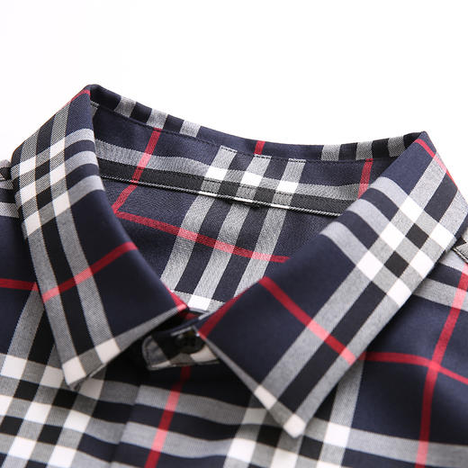 YvesFigarau伊夫·费嘉罗秋冬新款商务休闲格纹舒适抗皱长袖衬衫902366 商品图2