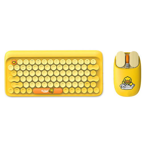 小黄鸭B.Duck蓝牙机械键盘鼠标JQR 商品图0