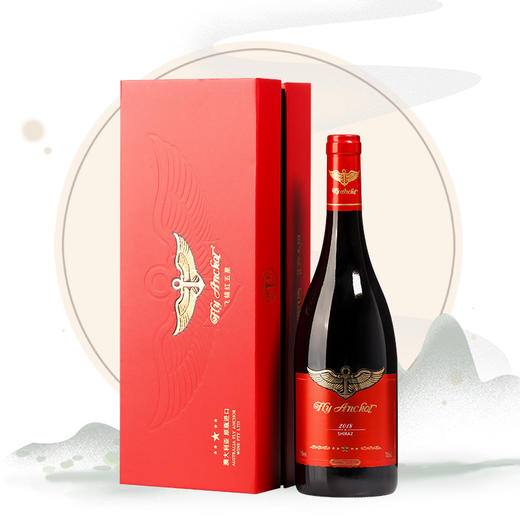 飞锚红五星干红葡萄酒单瓶装750ml