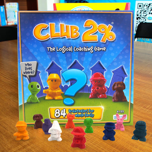 【3岁+】 kodkod逻辑街 Club 2%——亲子桌游 逻辑推理 商品图3