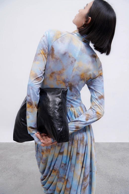 HIDEMI “我们做印花”弹力收身设计感连身裙 商品图13