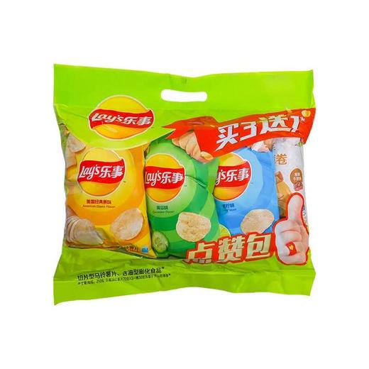 乐事（原味+黄瓜+青柠）清新之选薯片70g*3 商品图0