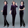 SP-BK112126新款时尚气质休闲金丝绒三件套 商品缩略图2