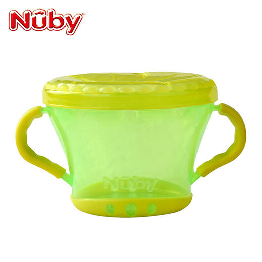 特价清-Nuby努比宝宝零食杯婴儿零食碗幼儿防泼洒带盖便携零食盒 商品图2