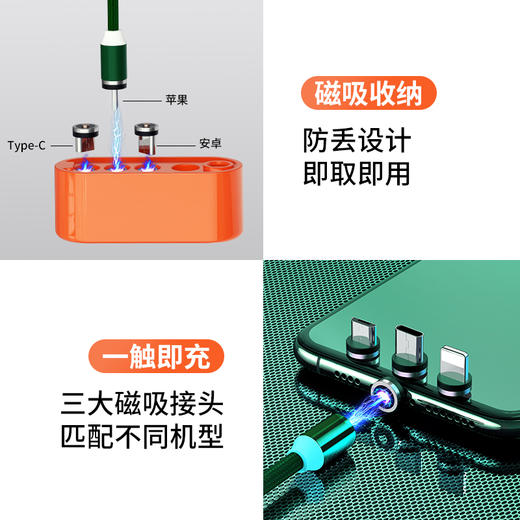 【出门充电一个就够】派派磁吸充电宝 自带线插头三合一 磁吸移动电源 商品图6