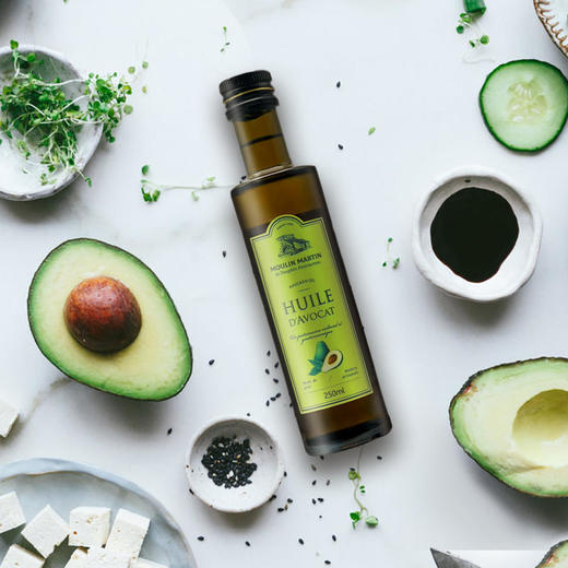 马恩法国原装进口婴幼儿辅食营养牛油果油250ml物理压榨带油嘴 商品图0