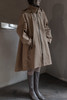 Low Classic 卡其色/黑色OVERSIZED连帽风衣 商品缩略图1