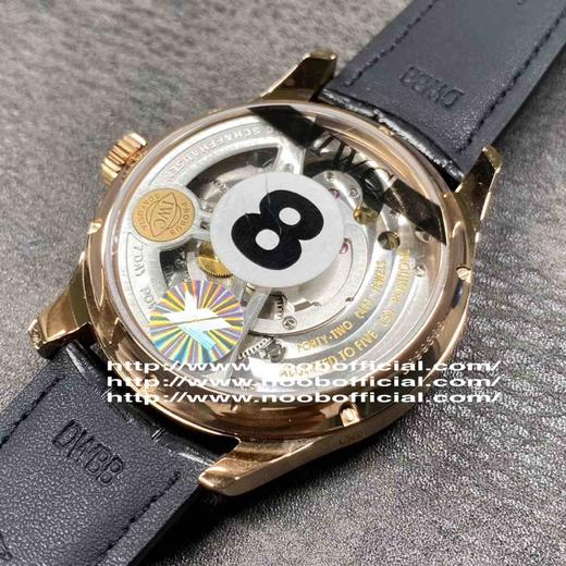 N万国IW504402真飞轮腕表！目前品质接近正品的陀飞轮手表。葡萄牙陀飞轮逆返系列  搭载订制版万国自主Cal．51900全自动真陀飞轮机芯，原装尺寸，直径44.2mm，厚度15.5 商品图6