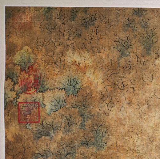 【定制书画】（辽代）佚名《丹枫呦鹿图》绢本 立轴 馆藏书画高仿复制艺术品（付款后28天内发货） 商品图1