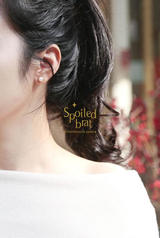 spoiledbat jewelry不对称珍珠耳环 商品图4