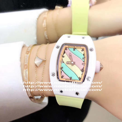 🌟实拍 理查德米勒 RichardMille 糖果棉花糖 新爆款 bon bon系列最稀有的作品！克服传统工艺打破模式！钟表受尊敬的技术之一。不是所有人的嫁妆，棉花糖运动曲线和颜色 商品图8