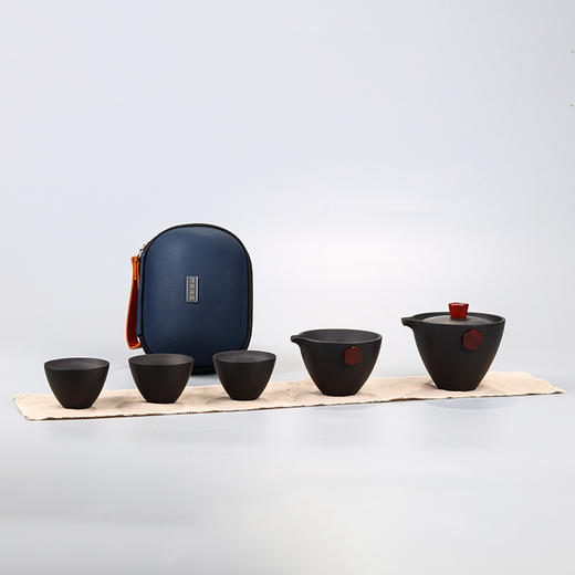 滇南陶韵便携旅行建水紫陶功夫茶具套装快客杯泡茶杯子 商品图4