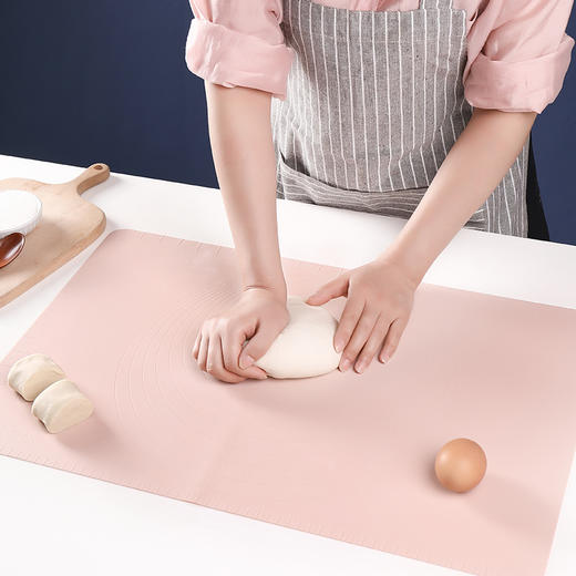 【特厚】硅胶刻度揉面垫烘焙工具加厚食品级面板塑料案板不粘和面垫家用擀面 商品图4
