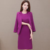 QYM-YJ-X801-Y短款西装外套职业套装连衣裙两件套 商品缩略图0