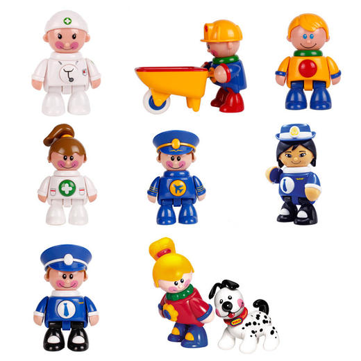 TOLO首友系列职业仿真人形玩偶关节可动耐摔耐玩收藏整套扮家家玩具 商品图3