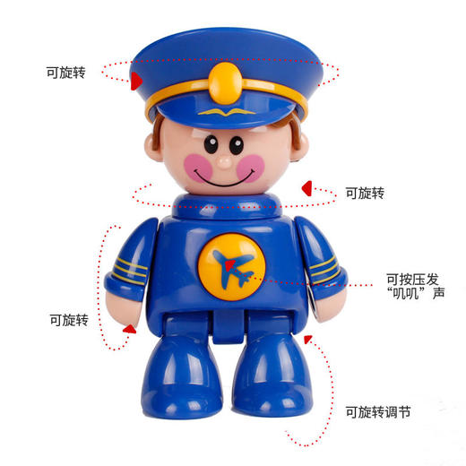 TOLO首友系列职业仿真人形玩偶关节可动耐摔耐玩收藏整套扮家家玩具 商品图2