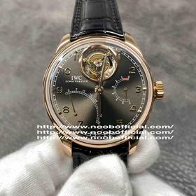 N万国IW504402真飞轮腕表！目前品质接近正品的陀飞轮手表。葡萄牙陀飞轮逆返系列  搭载订制版万国自主Cal．51900全自动真陀飞轮机芯，原装尺寸，直径44.2mm，厚度15.5