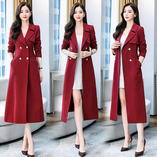 WZNH-WB31769秋季新款潮流时尚气质风衣外套 商品图0