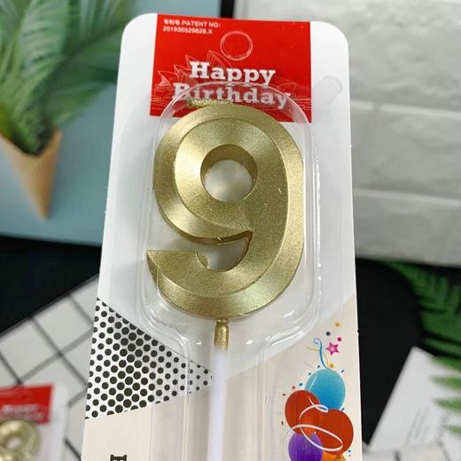 【金币兑换】高档金色数字蜡烛，不支持单独配送 商品图11