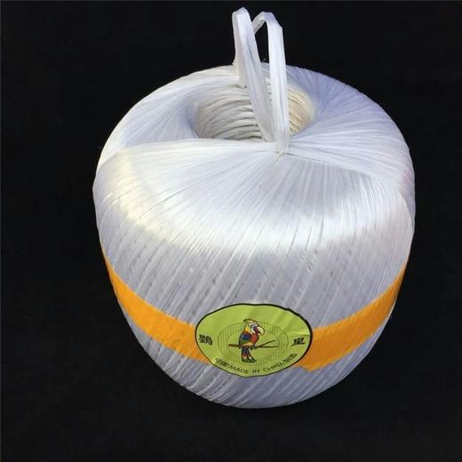 新料透明捆扎绳包装封口绳PP塑料打包草球绳小球和10斤一卷大草球红色白色 商品图2