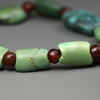高古绿松石+汉代红玛瑙手串 商品缩略图3