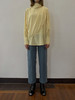 HIDEMI 鹅蛋黄缎面褶皱荡漾设计感顺滑感上衣 商品缩略图6