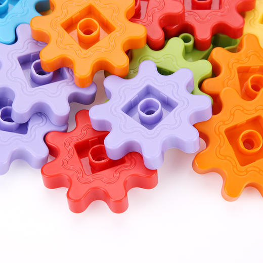【六一礼物】mobee小象莫贝齿轮积木礼盒 Learning Resourcesgears儿童积木齿轮积木拼装玩具【莫比】【莫比不上架】 商品图3
