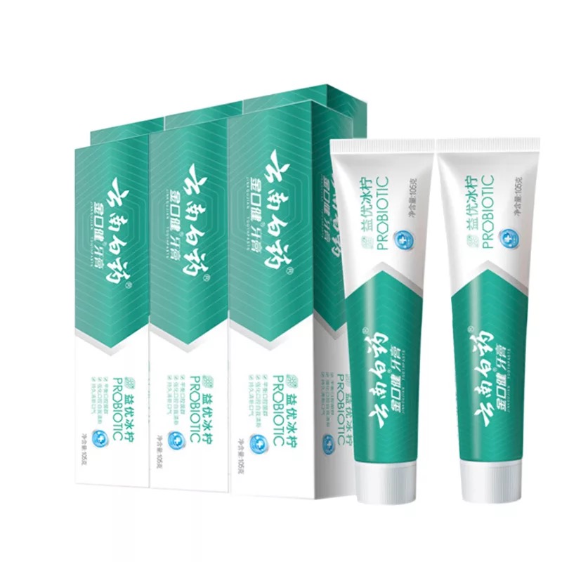 云南白药 金口健牙膏 益优冰柠 105g