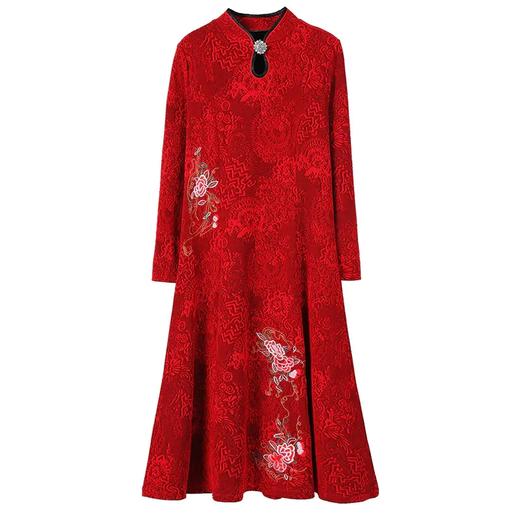 YCE A751-821改良旗袍中式显瘦气质连衣裙 商品图4