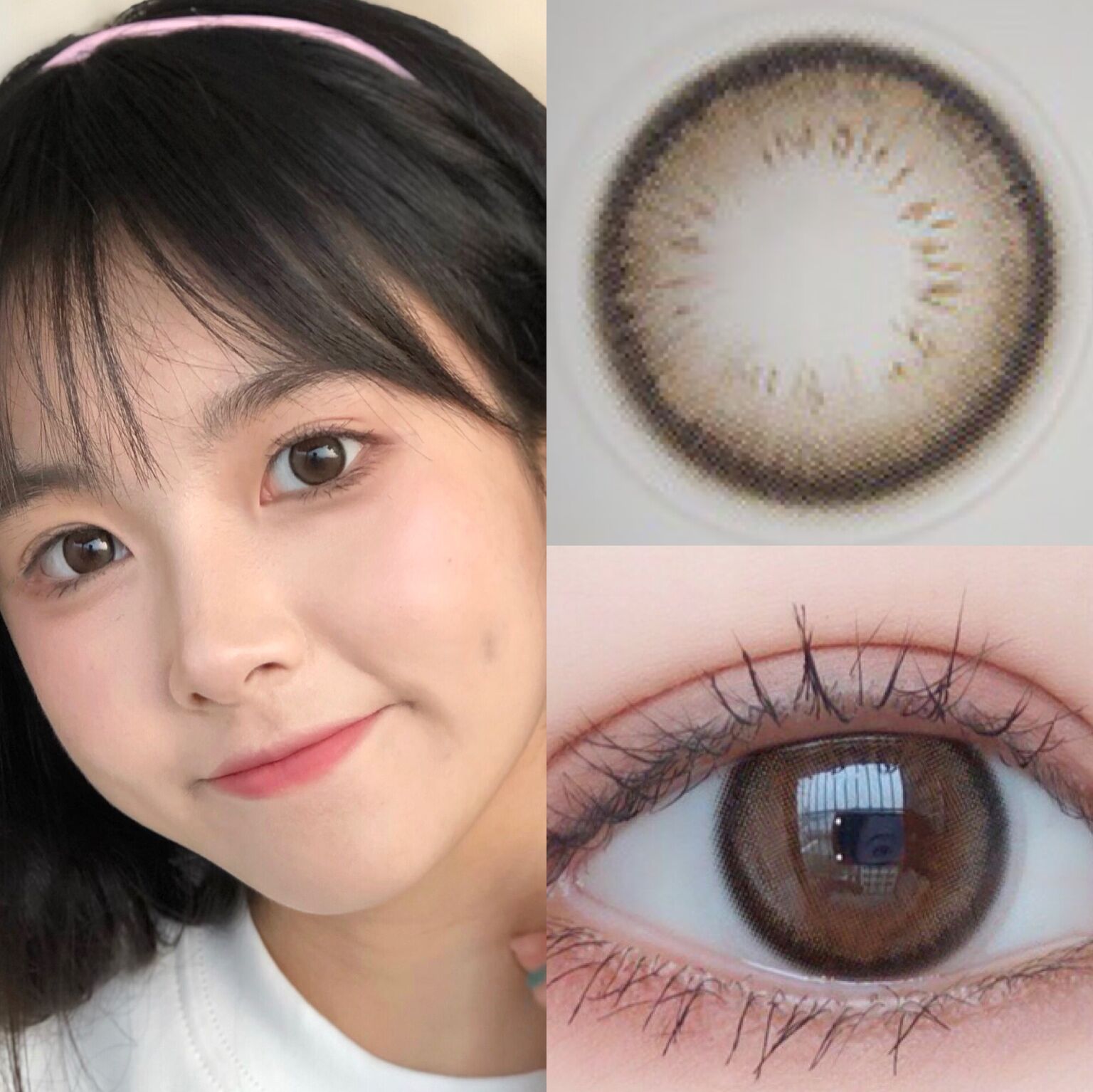 BAOMEICON·年抛  小鹿柚棕 14.2【明仔同款】韩国进口年抛<一副两片>