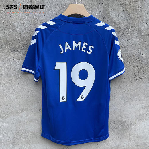 SFS Hummel正版 20-21埃弗顿球员比赛主场球衣 短袖足球服 商品图1