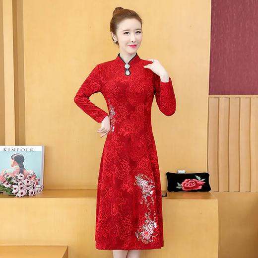 YCE A751-821改良旗袍中式显瘦气质连衣裙 商品图1