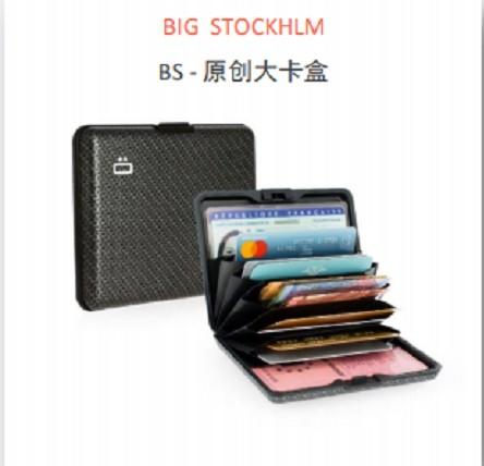 OGON防盗刷卡大卡盒驾照包 金属铝制钱包 男士卡包 防消磁防NFC 商品图0
