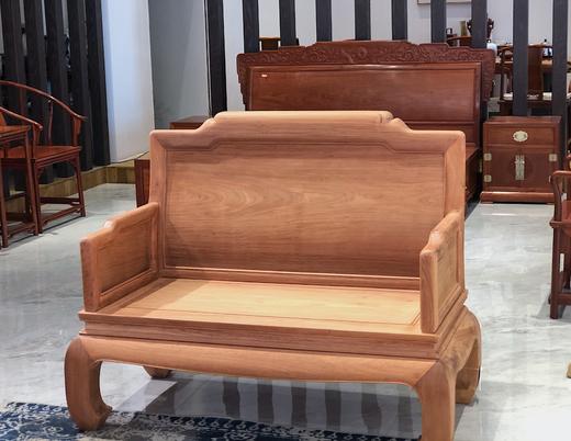 红桥红  家具严选  缅甸花梨（大果紫檀）  【弯腿 弯背素面沙发 223八件套】 商品图1